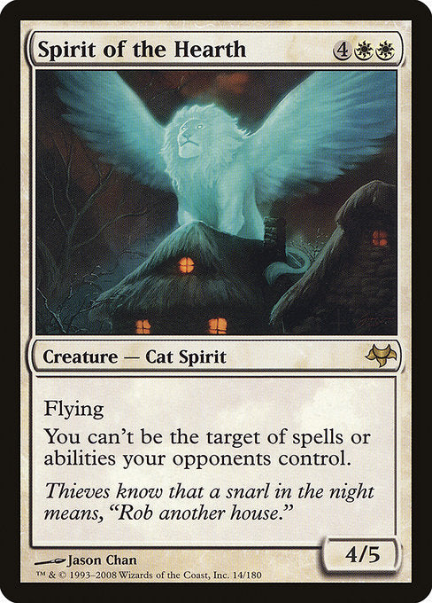 【Foil】【EN】かまどの精霊/Spirit of the Hearth [EVE] 白R No.14