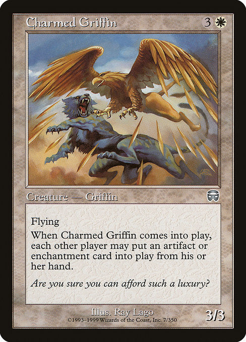 【EN】魅せられたグリフィン/Charmed Griffin [MMQ] 白U No.7