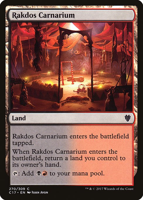 【EN】ラクドスの肉儀場/Rakdos Carnarium [C17] 無C No.270