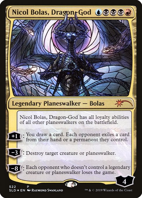 【Foil】【EN】龍神、ニコル・ボーラス/Nicol Bolas, Dragon-God [SLD] 金M No.522