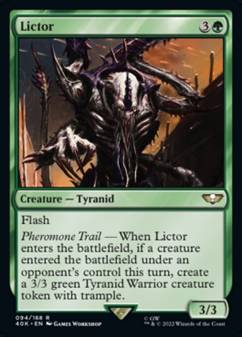【Foil】【EN】Lictor [40K] 緑R No.94★