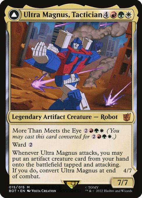 【Foil】【EN】Ultra Magnus, Tactician // Ultra Magnus, Armored Carrier [BOT] 混M No.15