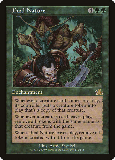 【Foil】【EN】二重の造物/Dual Nature [PCY] 緑R No.112