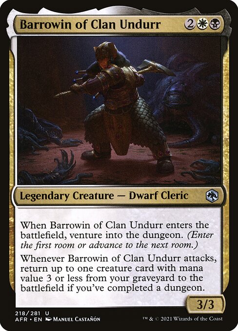 【EN】ウンドゥル族のバローウィン/Barrowin of Clan Undurr [AFR] 金U No.218