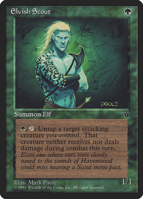 【EN】Elvish Scout [FEM] 緑C No.68a