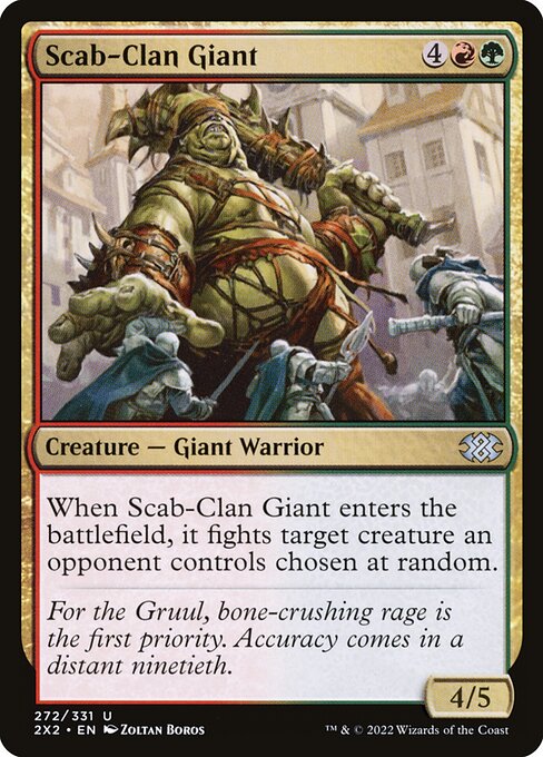 【Foil】【EN】瘡蓋族の巨人/Scab-Clan Giant [2X2] 金U No.272