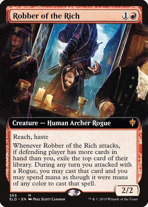 【Foil】【EN】義賊/Robber of the Rich [ELD] 赤M No.365