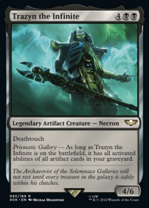 【Foil】【EN】Trazyn the Infinite [40K] 茶R No.65★