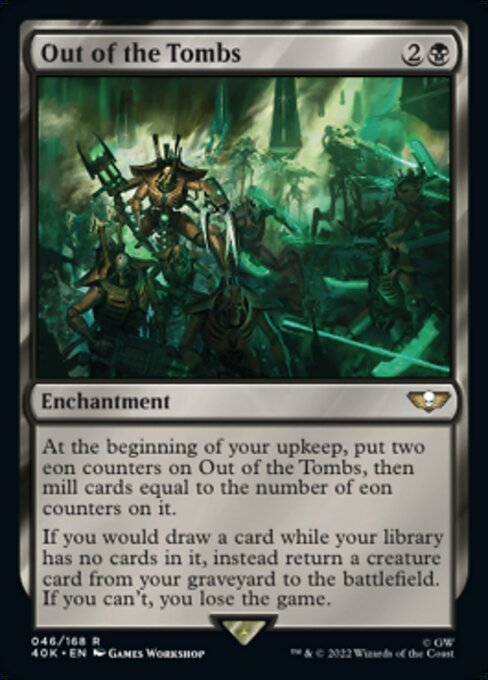【Foil】【EN】Out of the Tombs [40K] 黒R No.46★