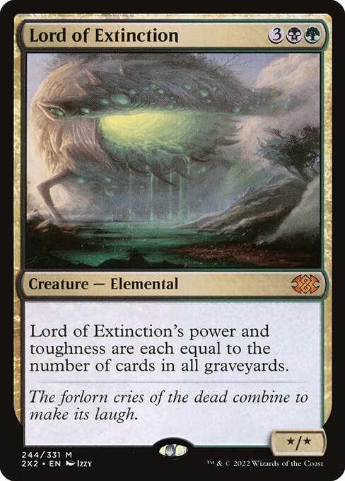 【Foil】【EN】絶滅の王/Lord of Extinction [2X2] 金M No.244