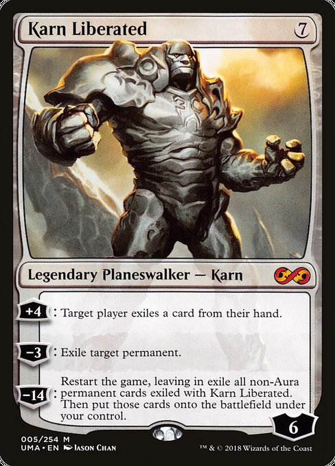 【Foil】【EN】解放された者、カーン/Karn Liberated [UMA] 無M No.5