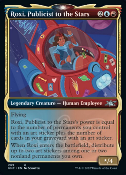 【Foil】【EN】Roxi, Publicist to the Stars [UNF] 金U No.269