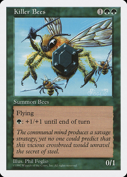 【EN】殺人蜂/Killer Bees [5ED] 緑U No.307