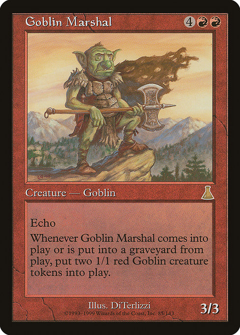 【Foil】【EN】ゴブリンの司令官/Goblin Marshal [UDS] 赤R No.85