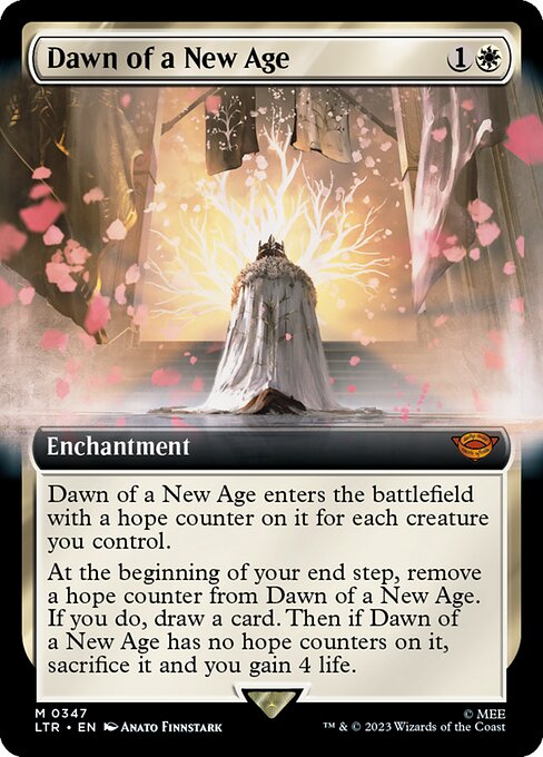 【Foil】【EN】新たなる紀の始まり/Dawn of a New Age [LTR] 白M No.347