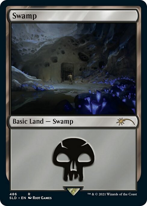 【Foil】【EN】沼/Swamp [SLD] 無R No.486