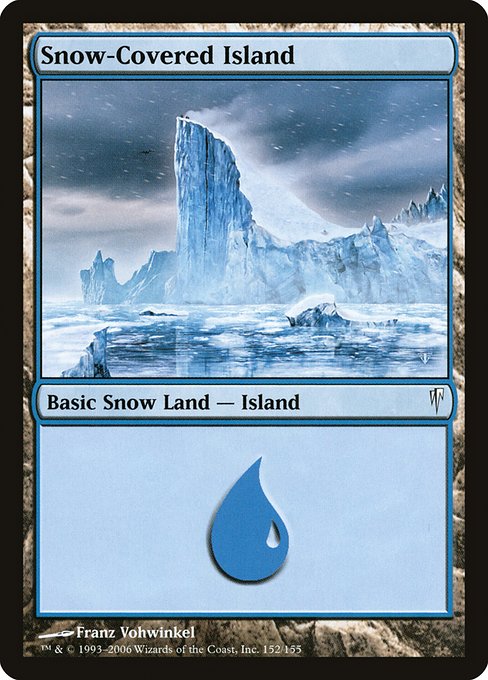 【Foil】【EN】冠雪の島/Snow-Covered Island [CSP] 無C No.152