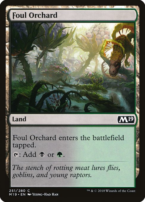 【EN】穢れた果樹園/Foul Orchard [M19] 無C No.251