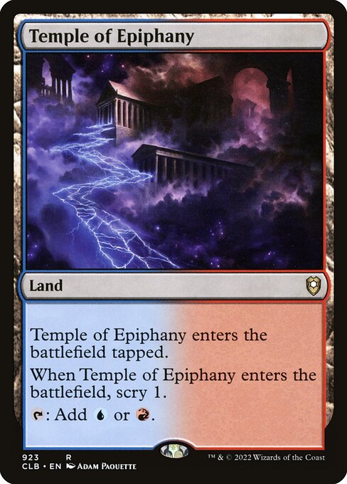 【EN】天啓の神殿/Temple of Epiphany [CLB] 無R No.923