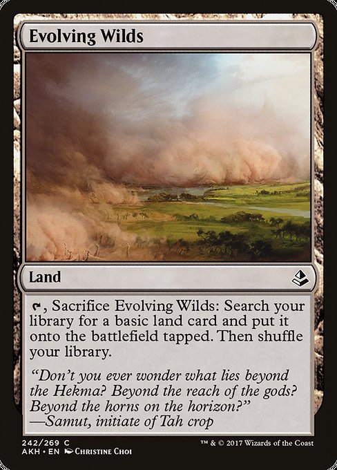 【EN】進化する未開地/Evolving Wilds [AKH] 無C No.242