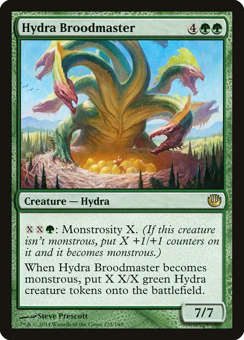 【Foil】【EN】ハイドラの繁殖主/Hydra Broodmaster [JOU] 緑R No.128