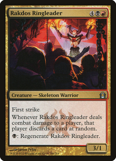 【Foil】【EN】ラクドスの首謀者/Rakdos Ringleader [RTR] 金U No.186