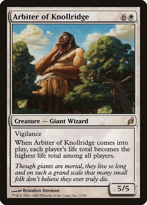 【Foil】【EN】ノールリッジの裁き人/Arbiter of Knollridge [LRW] 白R No.2