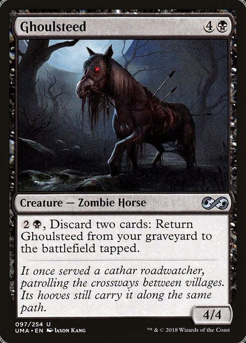 【Foil】【EN】グール馬/Ghoulsteed [UMA] 黒U No.97