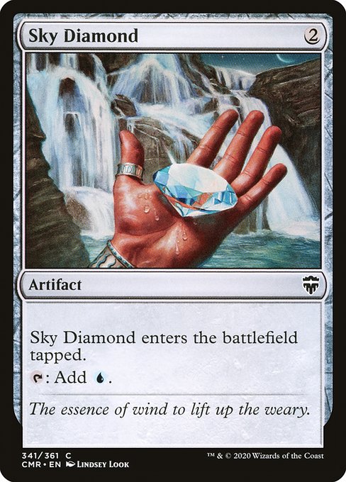 【Foil】【EN】空色のダイアモンド/Sky Diamond [CMR] 茶C No.341