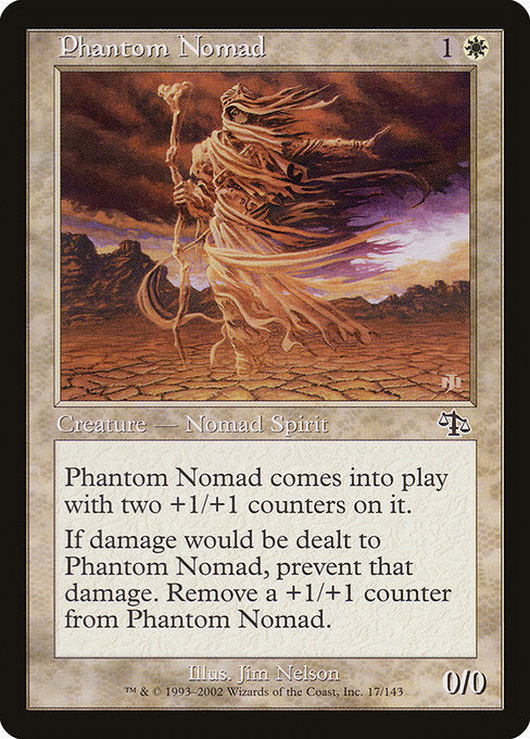 【Foil】【EN】幻影の遊牧の民/Phantom Nomad [JUD] 白C No.17