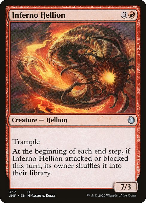 【EN】業火のヘリオン/Inferno Hellion [JMP] 赤U No.337