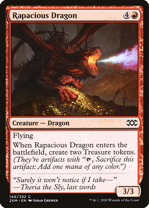 【EN】多欲なドラゴン/Rapacious Dragon [2XM] 赤C No.140