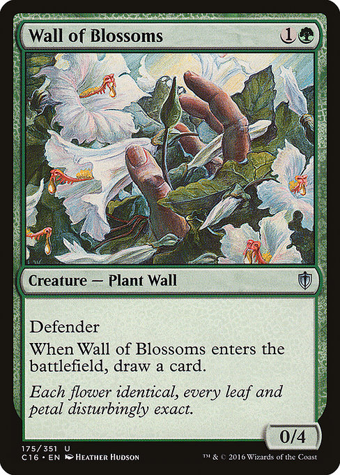 【EN】花の壁/Wall of Blossoms [C16] 緑U No.175