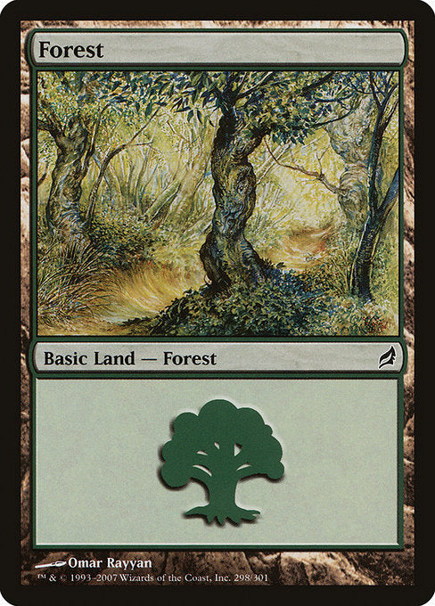 【Foil】【EN】森/Forest [LRW] 無C No.298