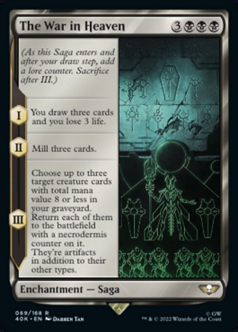 【Foil】【EN】The War in Heaven [40K] 黒R No.69★