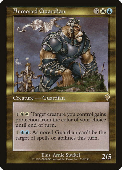 【Foil】【EN】鎧を着た守護者/Armored Guardian [INV] 金R No.230