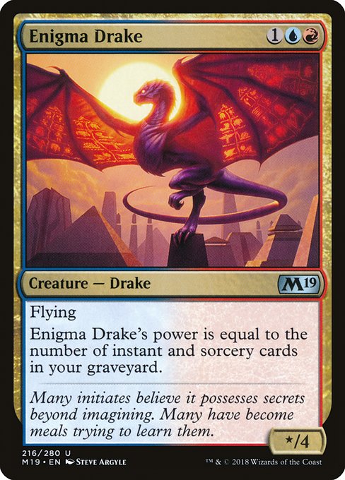 【EN】奇怪なドレイク/Enigma Drake [M19] 金U No.216