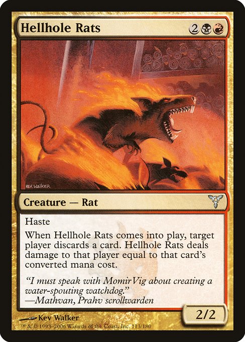 【EN】ヘルホールの鼠/Hellhole Rats [DIS] 金U No.113
