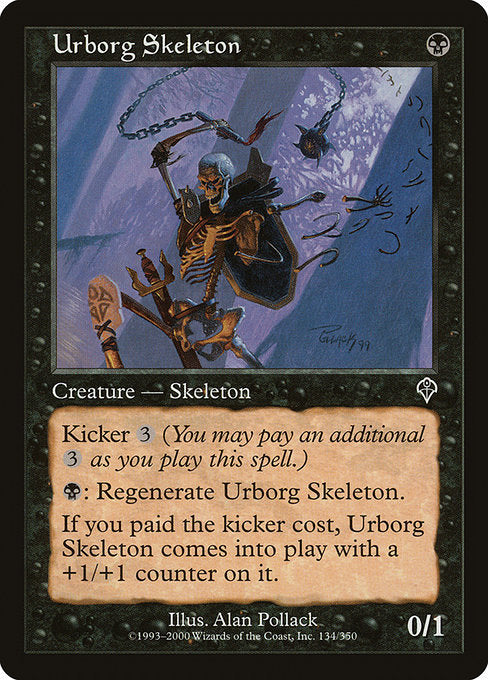 【EN】アーボーグの骸骨/Urborg Skeleton [INV] 黒C No.134