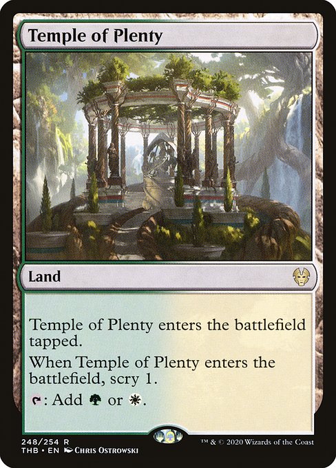 【Foil】【EN】豊潤の神殿/Temple of Plenty [THB] 無R No.248