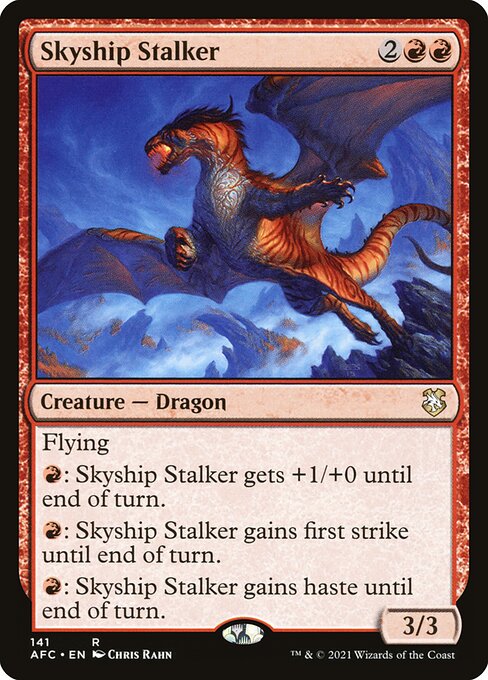 【EN】航空船に忍び寄るもの/Skyship Stalker [AFC] 赤R No.141