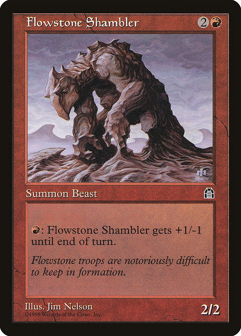 【EN】流動石のシャンブラー/Flowstone Shambler [STH] 赤C No.86