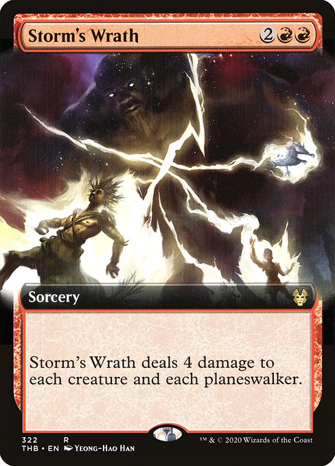 【Foil】【EN】嵐の怒り/Storm's Wrath [THB] 赤R No.322