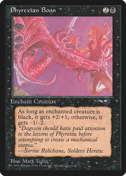 【EN】Phyrexian Boon [ALL] 黒C No.58b