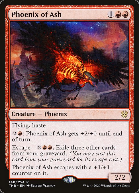 【Foil】【EN】灰のフェニックス/Phoenix of Ash [THB] 赤R No.148