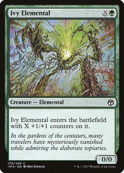 【EN】キヅタの精霊/Ivy Elemental [IMA] 緑C No.170