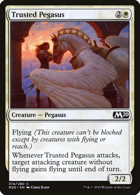 【EN】信頼あるペガサス/Trusted Pegasus [M20] 白C No.314