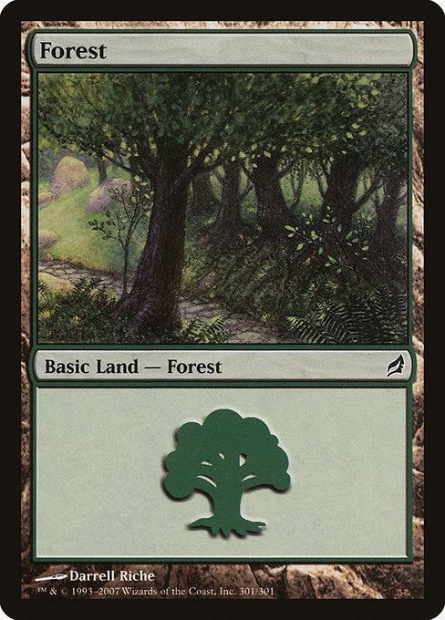 【Foil】【EN】森/Forest [LRW] 無C No.301