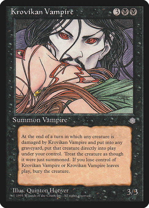 【EN】Krovikan Vampire [ICE] 黒U No.141