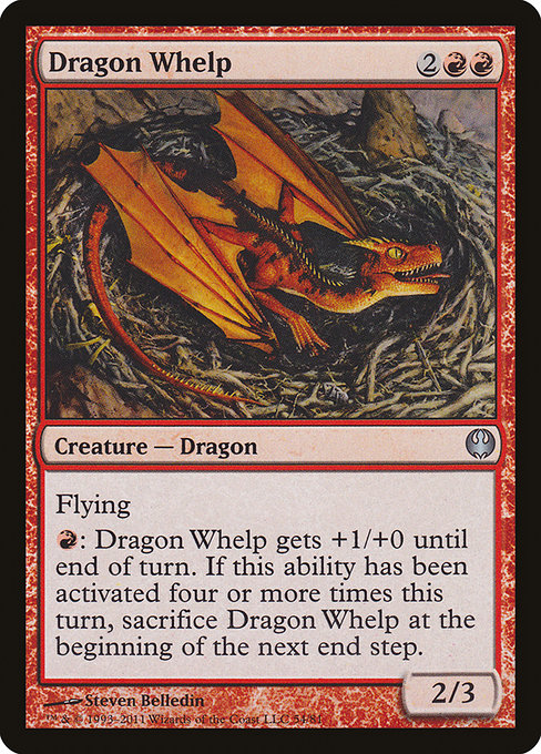 【EN】チビ・ドラゴン/Dragon Whelp [DDG] 赤U No.54